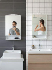 Bathroom storage cabinet with mirror